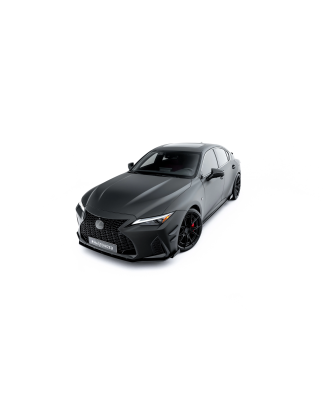 SPLITTER ANTERIORE street pro + Flaps Lexus IS 500 Mk3 Facelift 2 (XE30) (Cod. M-LEIS3F2500CNC-FD1BR