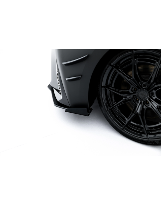 SPLITTER ANTERIORE street pro + Flaps Lexus IS 500 Mk3 Facelift 2 (XE30) (Cod. M-LEIS3F2500CNC-FD1BR