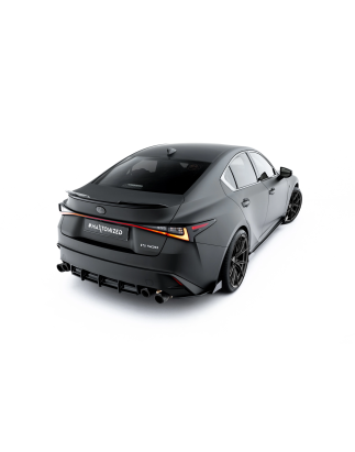 DIFFUSORE POSTERIORE street pro Lexus IS 500 Mk3 Facelift 2 (XE30) (Cod. M-LEIS3F2500CNC-RS1B+BRBI)