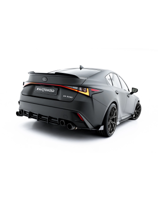 Splitters posteriori laterali Street Pro + Flaps Lexus IS 500 Mk3 Facelift 2 (XE30) (Cod. M-LEIS3F25