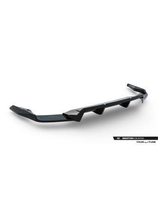 Splitter posteriore (con barre verticali) Audi SQ7 Mk2 Facelift 2 (Cod. M-AU-SQ7-2F2-RD1G+RD2G)