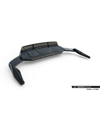 Splitter posteriore (con barre verticali) Audi SQ7 Mk2 Facelift 2 (Cod. M-AU-SQ7-2F2-RD1G+RD2G)