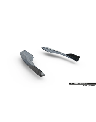  Splitters posteriori laterali in fibra di carbonio Audi RS3 Sportback 8Y Facelift (Cod. M-CF-AU-RS3