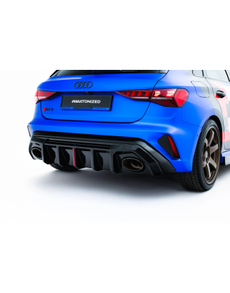 Sottoparaurti posteriore Audi RS3 8Y Sportback 8Y Facelift (Version with original reflector) (Cod. M