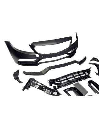 Paraurti Anteriore Mercedes W205 2014-2018 Coupe / 4P / SW look AMG C63 (Cod. E-TCM0200101641)