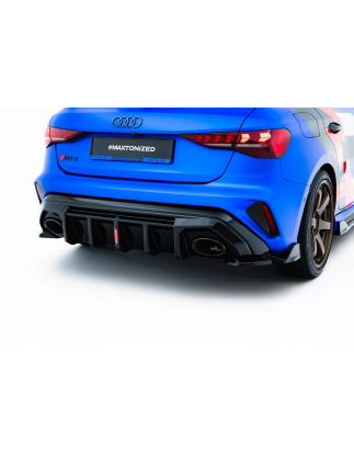 Sottoparaurti posteriore Audi RS3 Sportback 8Y Facelift (Version with LED light) (Cod. M-AU-RS3-8YF-