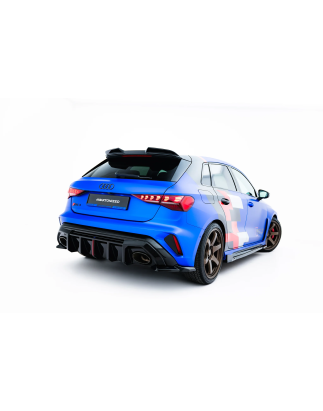 Splitters posteriori laterali V.1 Audi RS3 Sportback 8Y Facelift (Cod. M-AU-RS3-8YF-SB-RSD1G)