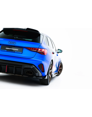 Splitters posteriori laterali V.2 Audi RS3 Sportback 8Y Facelift (Cod. M-AU-RS3-8YF-SB-RSD2G)