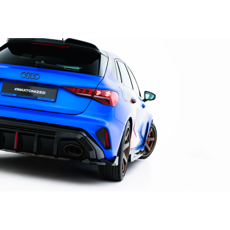 Splitters posteriori laterali V.2 Audi RS3 Sportback 8Y Facelift (Cod. M-AU-RS3-8YF-SB-RSD2G)