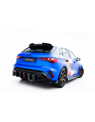 Splitters posteriori laterali V.2 Audi RS3 Sportback 8Y Facelift (Cod. M-AU-RS3-8YF-SB-RSD2G)