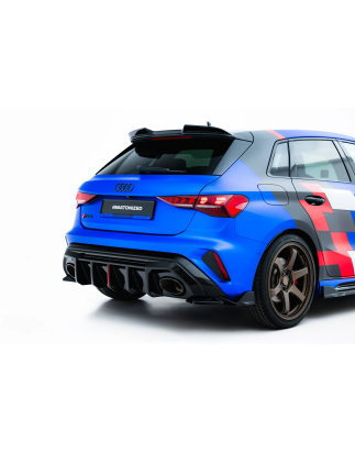 Splitters posteriori laterali V.2 Audi RS3 Sportback 8Y Facelift (Cod. M-AU-RS3-8YF-SB-RSD2G)