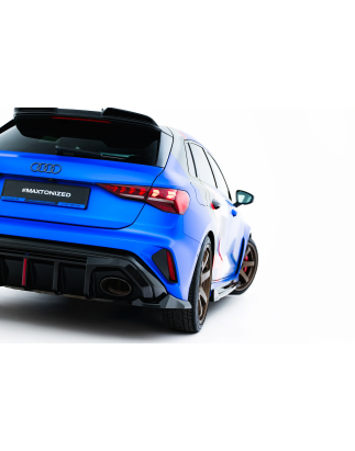 Splitters posteriori laterali V.3 Audi RS3 Sportback 8Y Facelift (Cod. M-AU-RS3-8YF-SB-RSD3G)