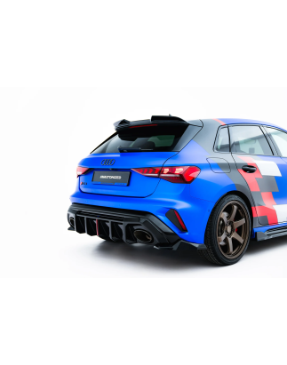 Splitters posteriori laterali V.3 Audi RS3 Sportback 8Y Facelift (Cod. M-AU-RS3-8YF-SB-RSD3G)