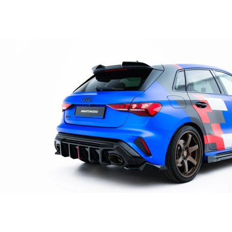 Splitters posteriori laterali V.3 Audi RS3 Sportback 8Y Facelift (Cod. M-AU-RS3-8YF-SB-RSD3G)