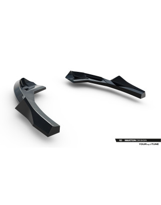 Splitters posteriori laterali V.3 Audi RS3 Sportback 8Y Facelift (Cod. M-AU-RS3-8YF-SB-RSD3G)