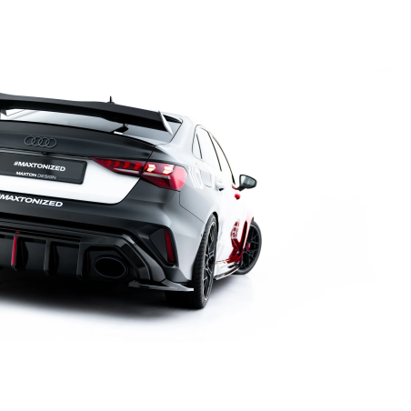 Splitters posteriori laterali V.1 Audi RS3 berlina 8Y Facelift (Cod. M-AU-RS3-8YF-S-RSD1G)
