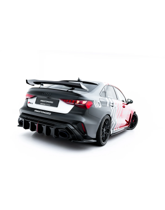 Splitters posteriori laterali V.1 Audi RS3 berlina 8Y Facelift (Cod. M-AU-RS3-8YF-S-RSD1G)