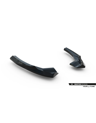 Splitters posteriori laterali V.1 Audi RS3 berlina 8Y Facelift (Cod. M-AU-RS3-8YF-S-RSD1G)
