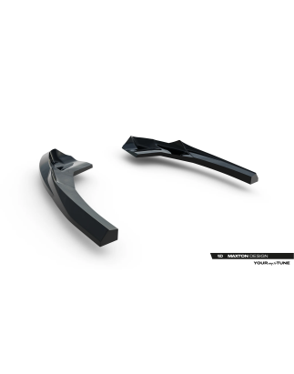 Splitters posteriori laterali V.1 Audi RS3 berlina 8Y Facelift (Cod. M-AU-RS3-8YF-S-RSD1G)