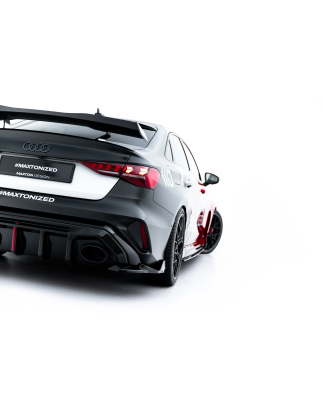 Splitters posteriori laterali V.2 Audi RS3 berlina 8Y Facelift (Cod. M-AU-RS3-8YF-S-RSD2G)