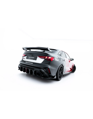 Splitters posteriori laterali V.2 Audi RS3 berlina 8Y Facelift (Cod. M-AU-RS3-8YF-S-RSD2G)