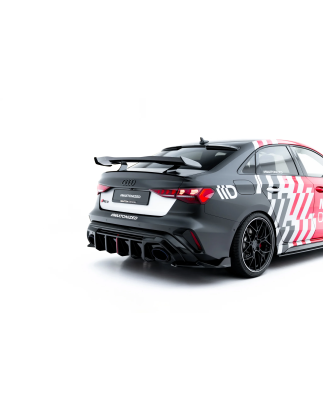 Splitters posteriori laterali V.2 Audi RS3 berlina 8Y Facelift (Cod. M-AU-RS3-8YF-S-RSD2G)