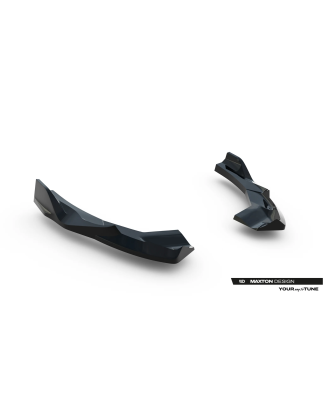 Splitters posteriori laterali V.2 Audi RS3 berlina 8Y Facelift (Cod. M-AU-RS3-8YF-S-RSD2G)