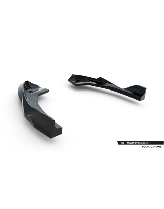 Splitters posteriori laterali V.2 Audi RS3 berlina 8Y Facelift (Cod. M-AU-RS3-8YF-S-RSD2G)