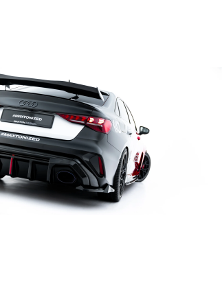 Splitters posteriori laterali V.3 Audi RS3 berlina 8Y Facelift (Cod. M-AU-RS3-8YF-S-RSD3G)