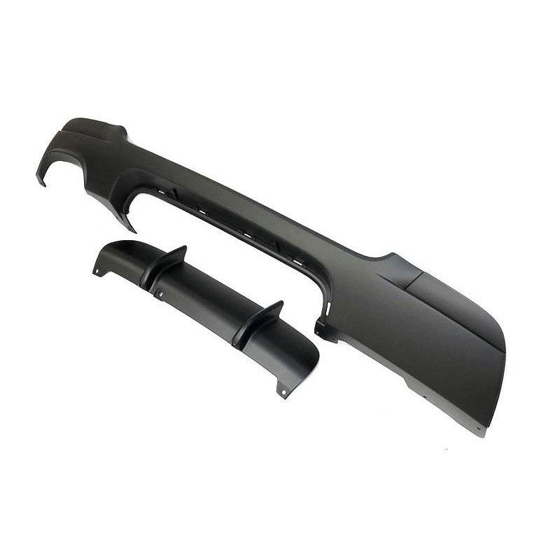 Diffusore Posteriore BMW E92 / E93 look M Performance 1 Uscite doppio (Cod. E-TCB6265)