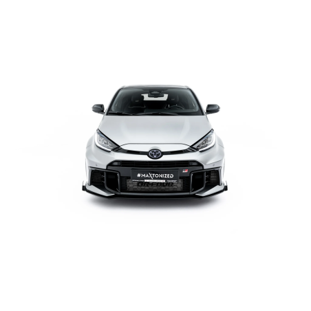 SPLITTER ANTERIORE street pro + Flaps Toyota GR Yaris Mk4 Facelift (Cod. M-TOYA4FGR4CNC-FD1B+FSF1G)
