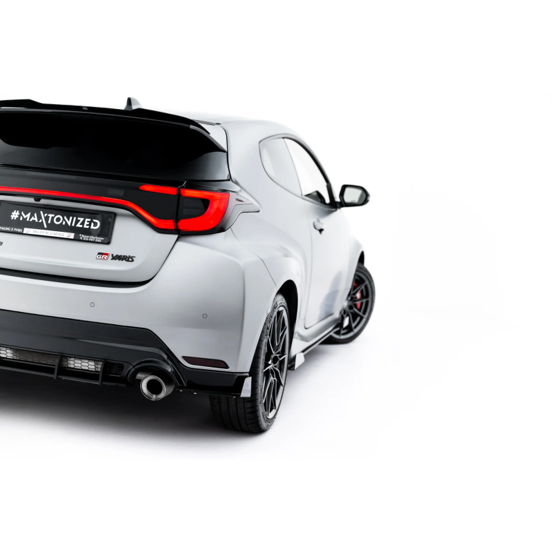 Splitters posteriori laterali Street Pro + Flaps Toyota GR Yaris Mk4 Facelift (Cod. M-TOYA4FGR4CNC-R