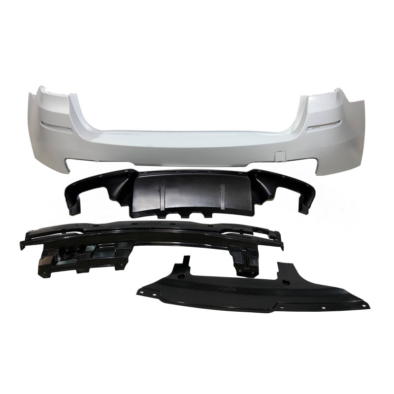 Paraurti Posteriore BMW F11 10-16  Look M Performance Doppia Uscita (Cod. E-TCB6212F346)