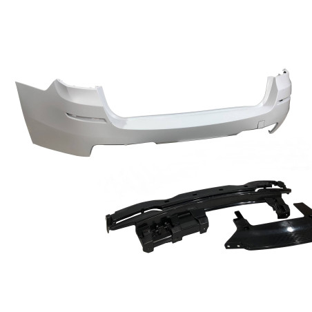 Paraurti Posteriore BMW F11 10-16  Look M Performance Doppia Uscita (Cod. E-TCB6212F346)