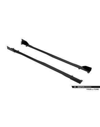 Diffusori minigonne street pro + Flaps Toyota GR Yaris Mk4 Facelift (Cod. M-TOYA4FGR4CNC-SD1B+SF1G)