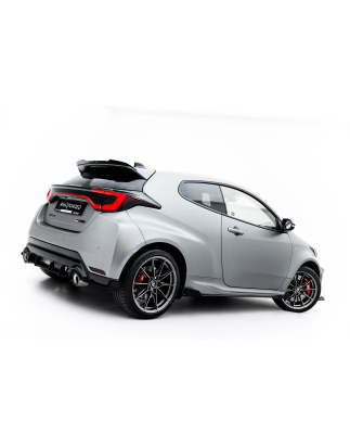 Diffusori minigonne street pro + Flaps Toyota GR Yaris Mk4 Facelift (Cod. M-TOYA4FGR4CNC-SD1BRB+SF1G