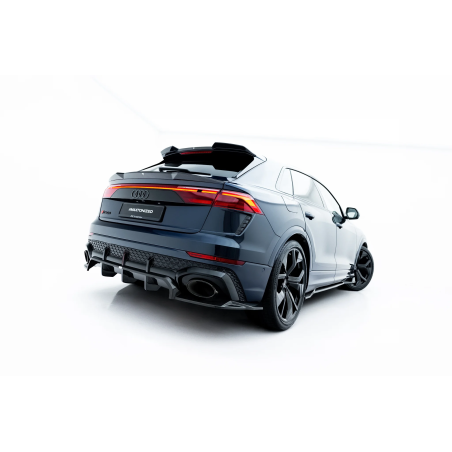  Splitter posteriore in carbonio (con barre verticali) Audi RSQ8 Mk1 Facelift (Cod. M-CF-AU-RSQ8-1F-