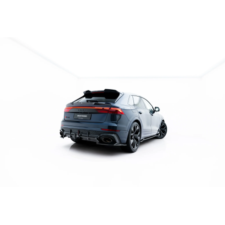  Splitter posteriore in carbonio (con barre verticali) Audi RSQ8 Mk1 Facelift (Cod. M-CF-AU-RSQ8-1F-