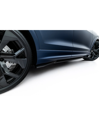 Minigonne in carbonio  Audi RSQ8 Mk1 Facelift (Cod. M-CF-AU-RSQ8-1F-SD1-245-P)
