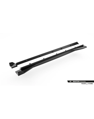 Minigonne in carbonio  Audi RSQ8 Mk1 Facelift (Cod. M-CF-AU-RSQ8-1F-SD1-245-P)