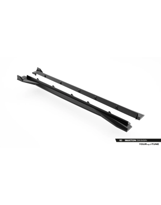 Minigonne in carbonio  Audi RSQ8 Mk1 Facelift (Cod. M-CF-AU-RSQ8-1F-SD1-245-P)