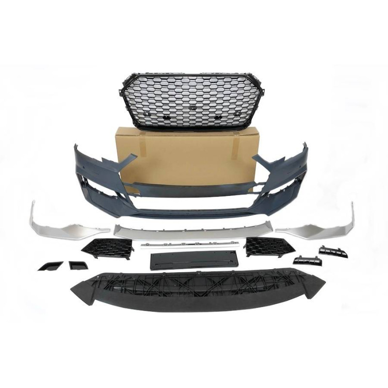 Paraurti Anteriore Audi A4 16-19 B9 Look RS4 (Cod. E-TCA0229)