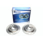 TA Technix Kit dischi freno sportivi post. forati e baffati (Cod. T-EVOBS1681P)