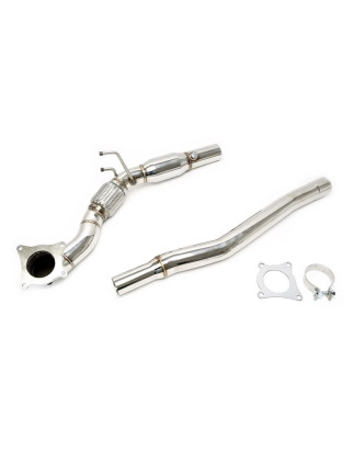 Downpipe sportivo in acciaio inox TA Technix con 200 cell catalytic converter (Cod. T-06VW011)