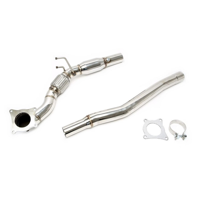 Downpipe sportivo in acciaio inox TA Technix con 200 cell catalytic converter (Cod. T-06VW011)