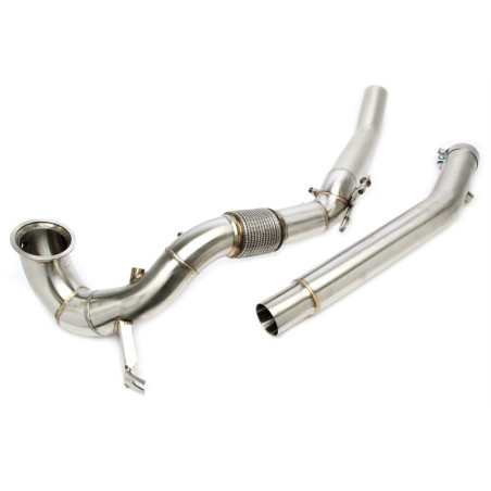 TA Technix downpipe con catalytic converter con GPF/2-pieces (Cod. T-06VW019)
