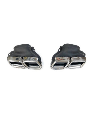 Terminali Di Uscita Di Scarico Mercedes W212 2014-2015 (Cod. E-SIL0110)