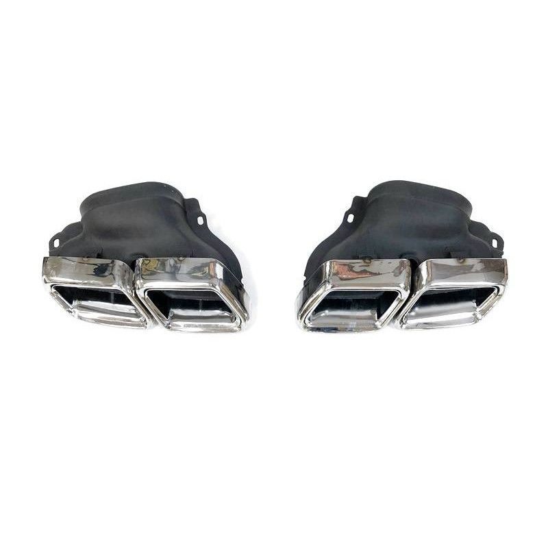 Terminali Di Uscita Di Scarico Mercedes W212 2014-2015 (Cod. E-SIL0110)