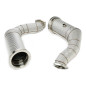 TA Technix downpipe con heat shield and catalytic converter (Cod. T-06LA002)