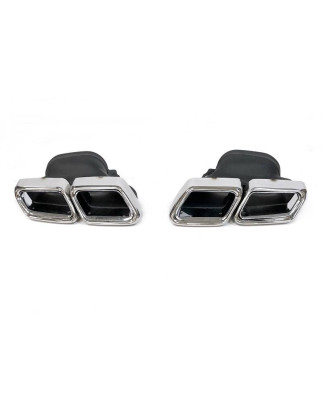 Terminali Di Uscita Di Scarico Mercedes W212 2014-2015 (Cod. E-SIL0110)